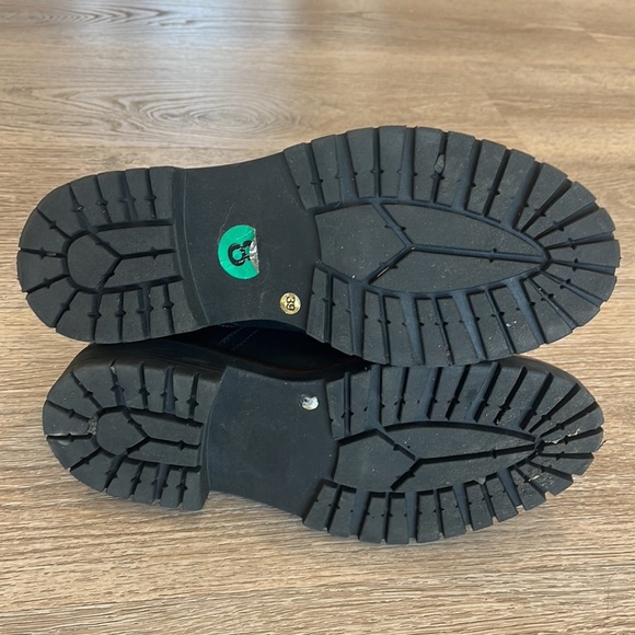 FABIANELLI Itallian-made‎ Black Leather combat style Boots Size Euro 39 (8 US) - Picture 7 of 11